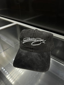 Signature Faded Black Unstructred Hat