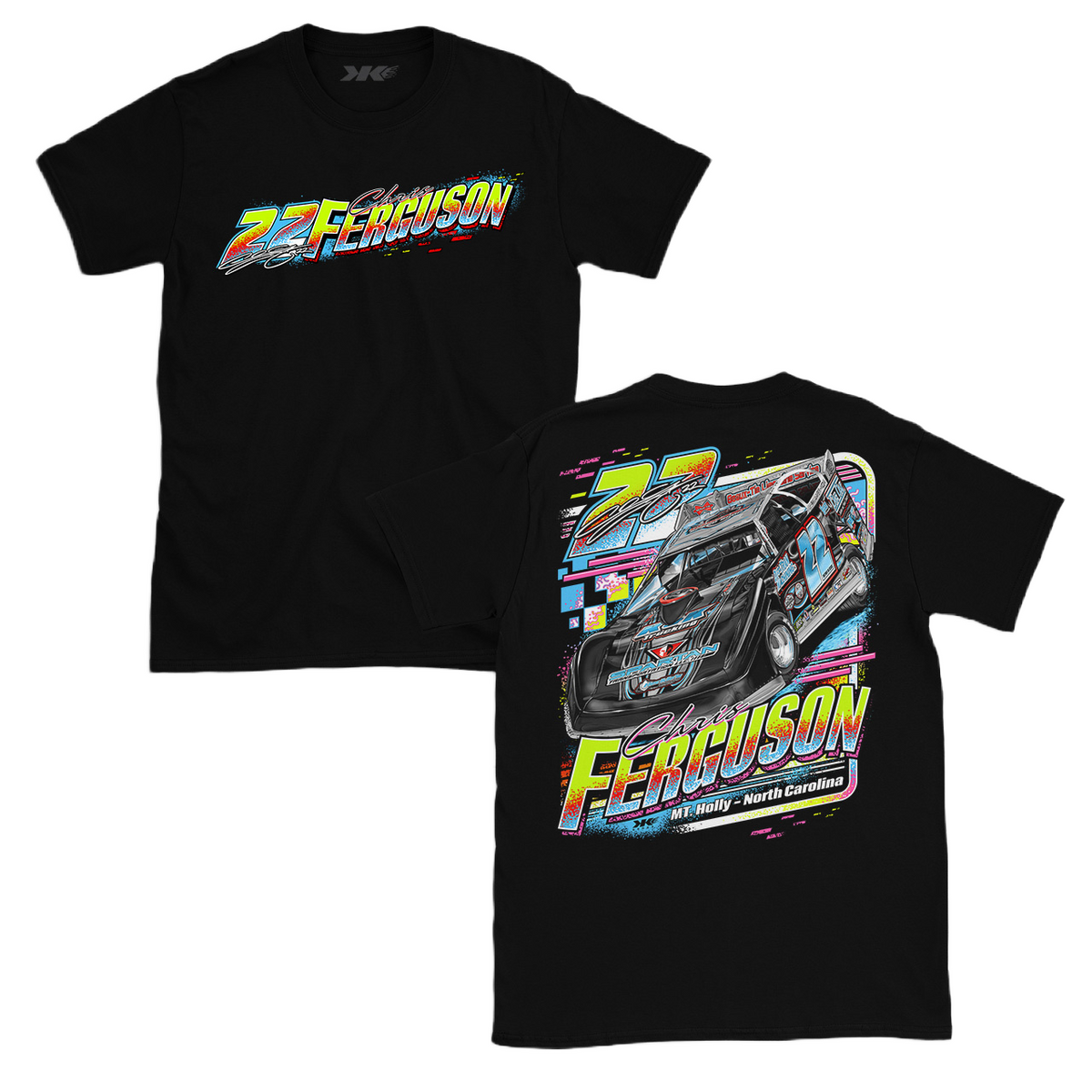 Retro Dream Eldora 2023 Black Tee Chris Ferguson