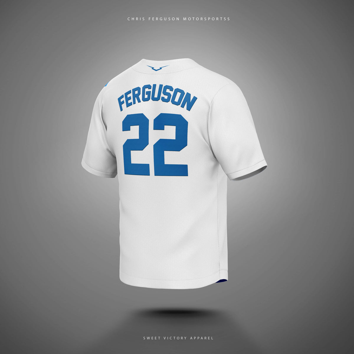 LIMITED EDITION FERGY WHITE JERSEY – Chris Ferguson