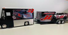 Load image into Gallery viewer, Black Out Edition Eldora Million/World 100 Chris Ferguson Collectible Truck / Trailer set to fit 1:24 scale car.