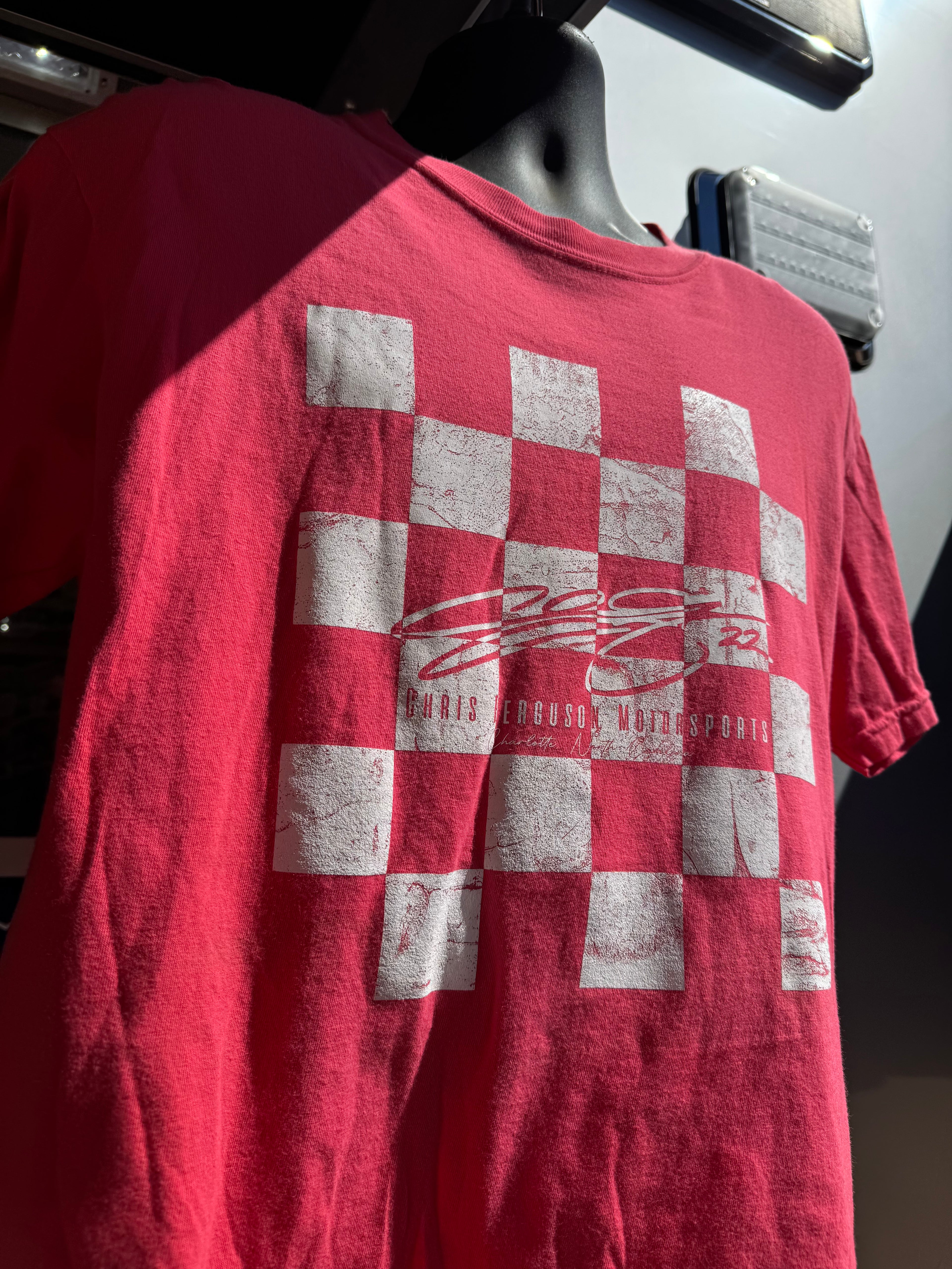 Chris Ferguson Checkered Signature Comfort Colors Tee