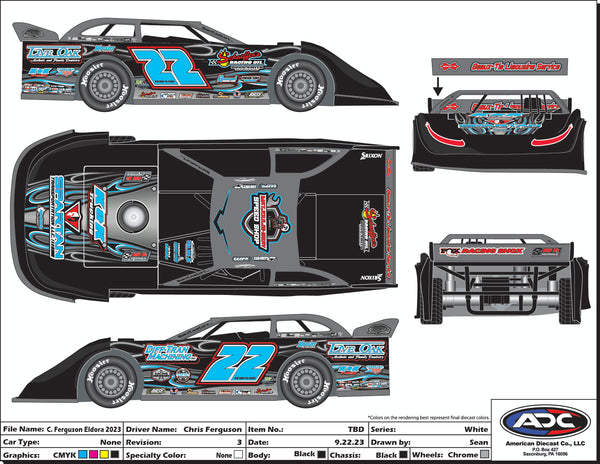 1:64 2023 Chris Ferguson Bloomquist Goose Die Cast