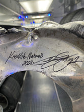Load image into Gallery viewer, 2023 Race Wrecked Wheel Cover Knoxville Nationals 2023 Autographed