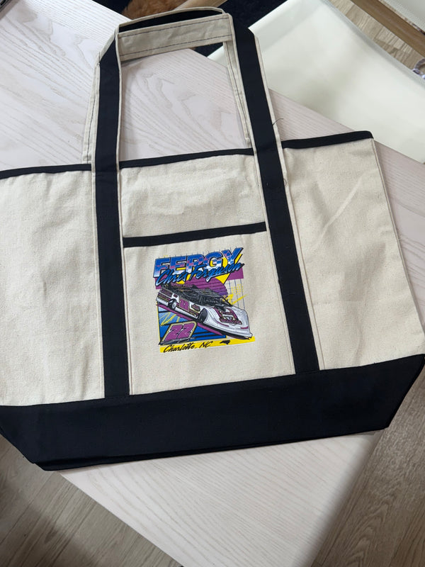 Black Fergy Tote Bag