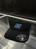 22 Blue Velcro Back Black Sun Visor