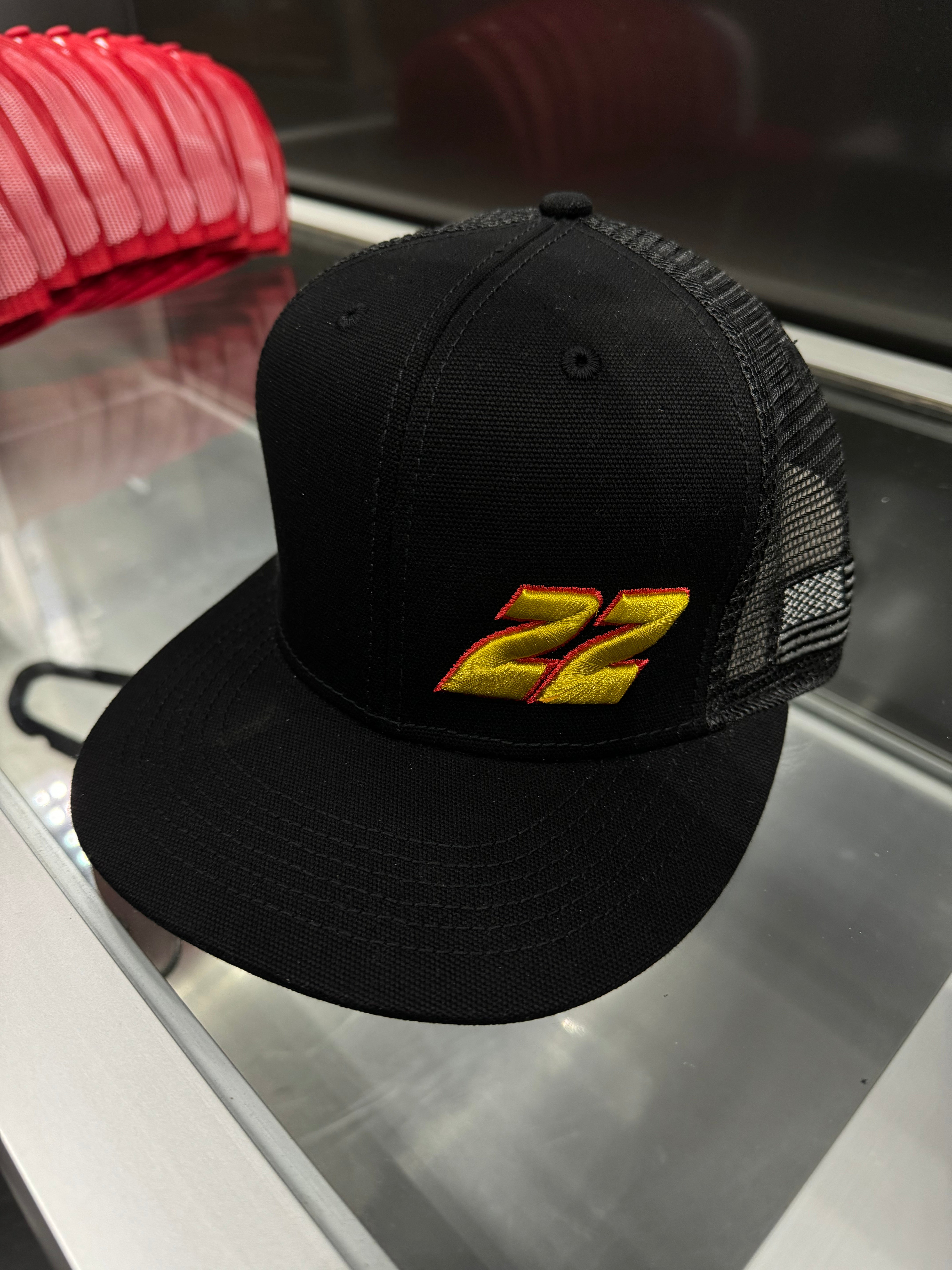 All Black 22 Snapback