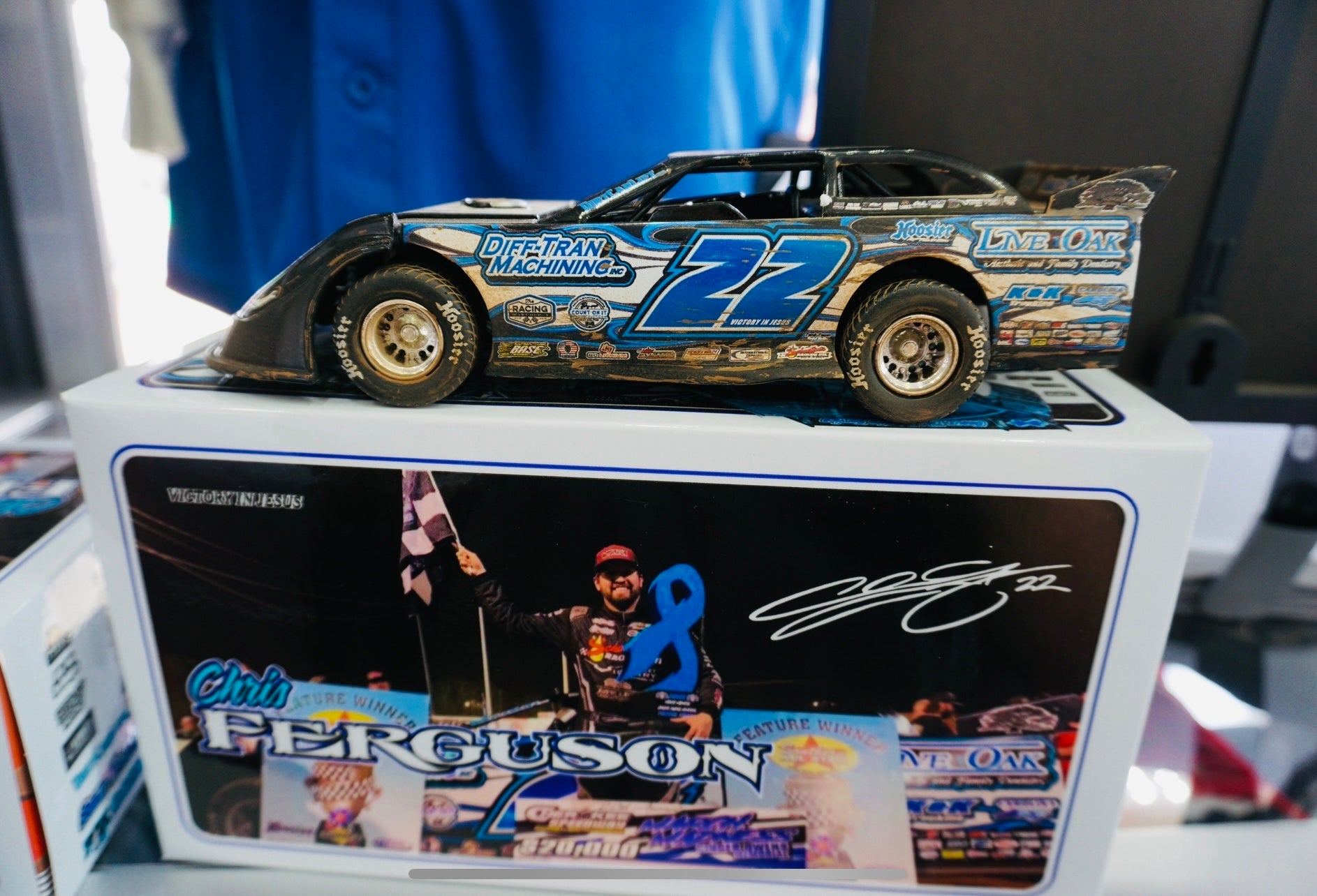 Race Used Hobson 1:24 2023 Chris Ferguson Longhorn Cheyenne Die Cast