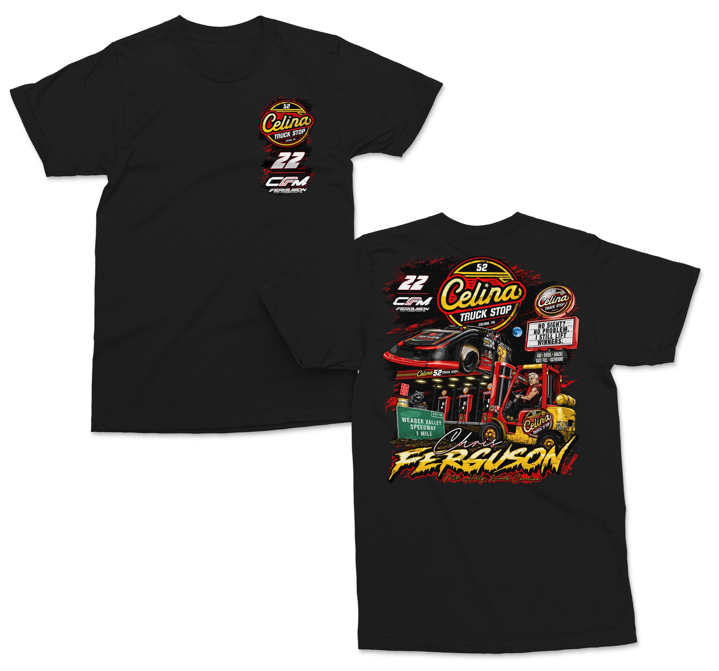 Black Celina Truck Stop 2026 Design