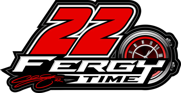 #22 Fergy Time Clock Signature Decal