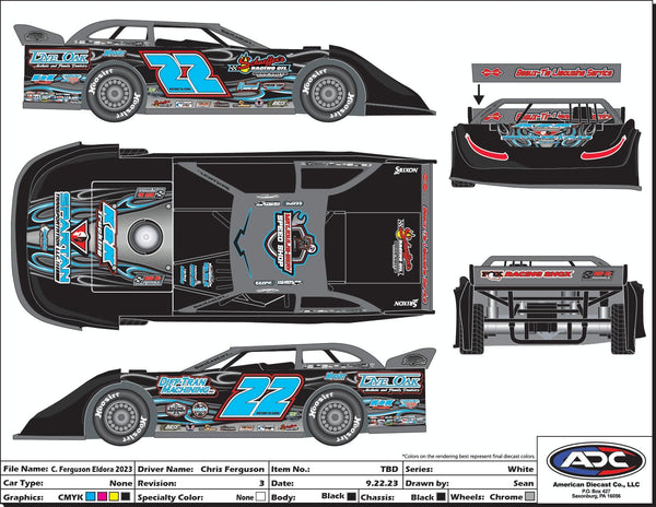 1:24 2023 Chris Ferguson Bloomquist Goose Die Cast