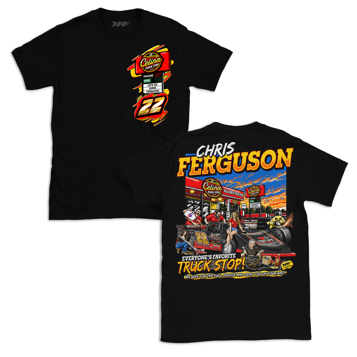 Black Celina Truck Stop Pit Crew 2026 Design