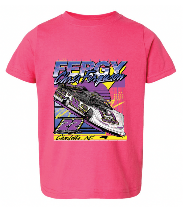 Pink Fergy Retro Kids Tee