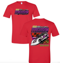 Red Checkered Retro 2025 Tee