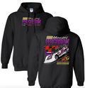 Black Checkered Retro 2025 Hoodie Sweatshirt