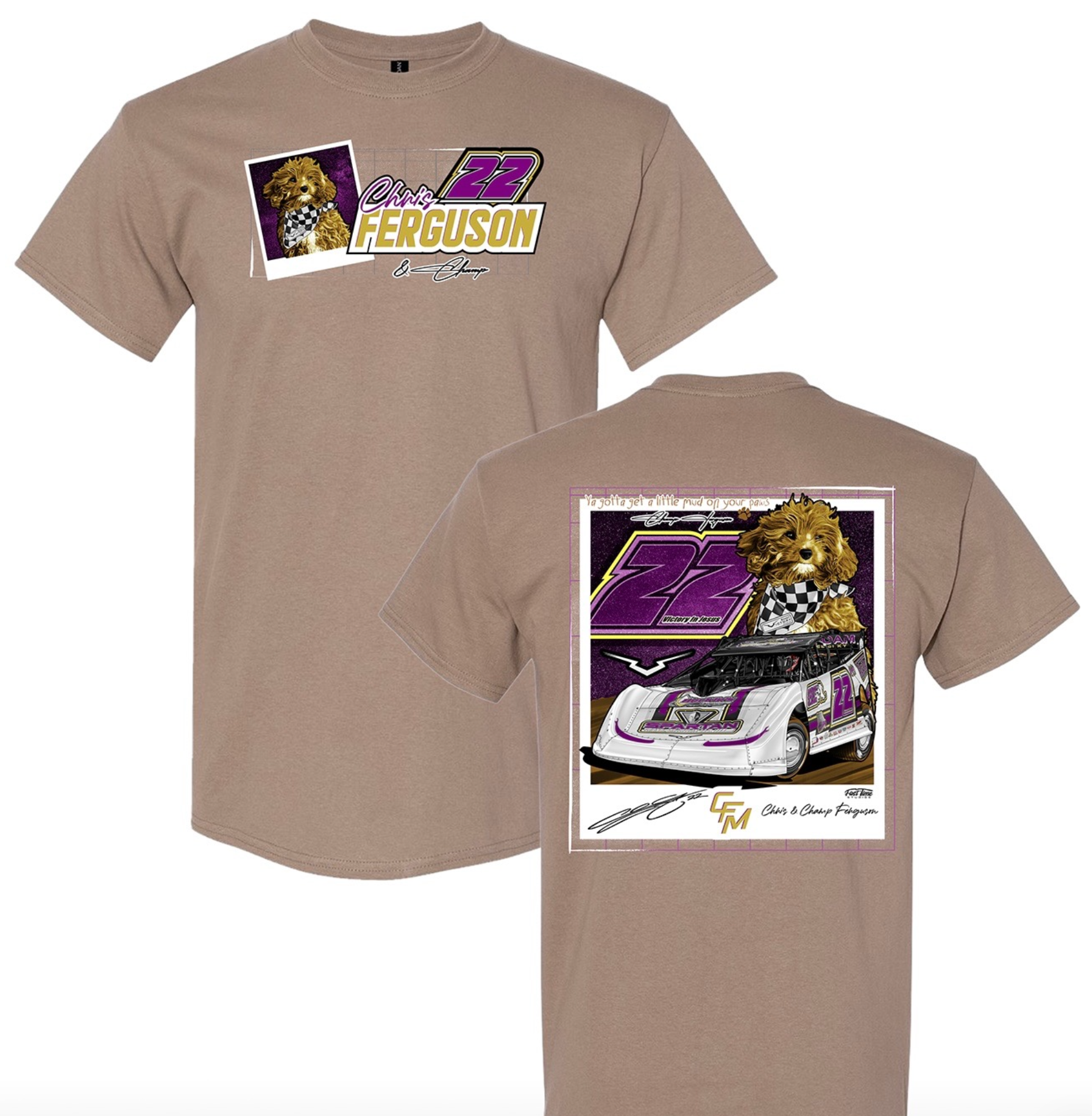 Brown Champ Polaroid Tee