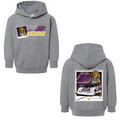 Grey Champ Puppy Polaroid Kids Hoodie
