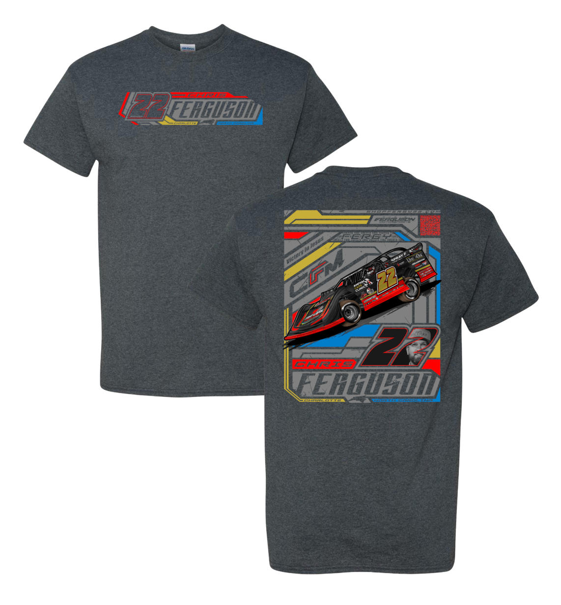 Dark Heather Grey 2026 Modern Design T-Shirt 5
