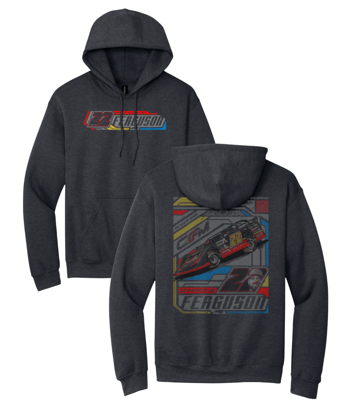 Dark Heather Grey 2026 Modern Design Hoodie 5