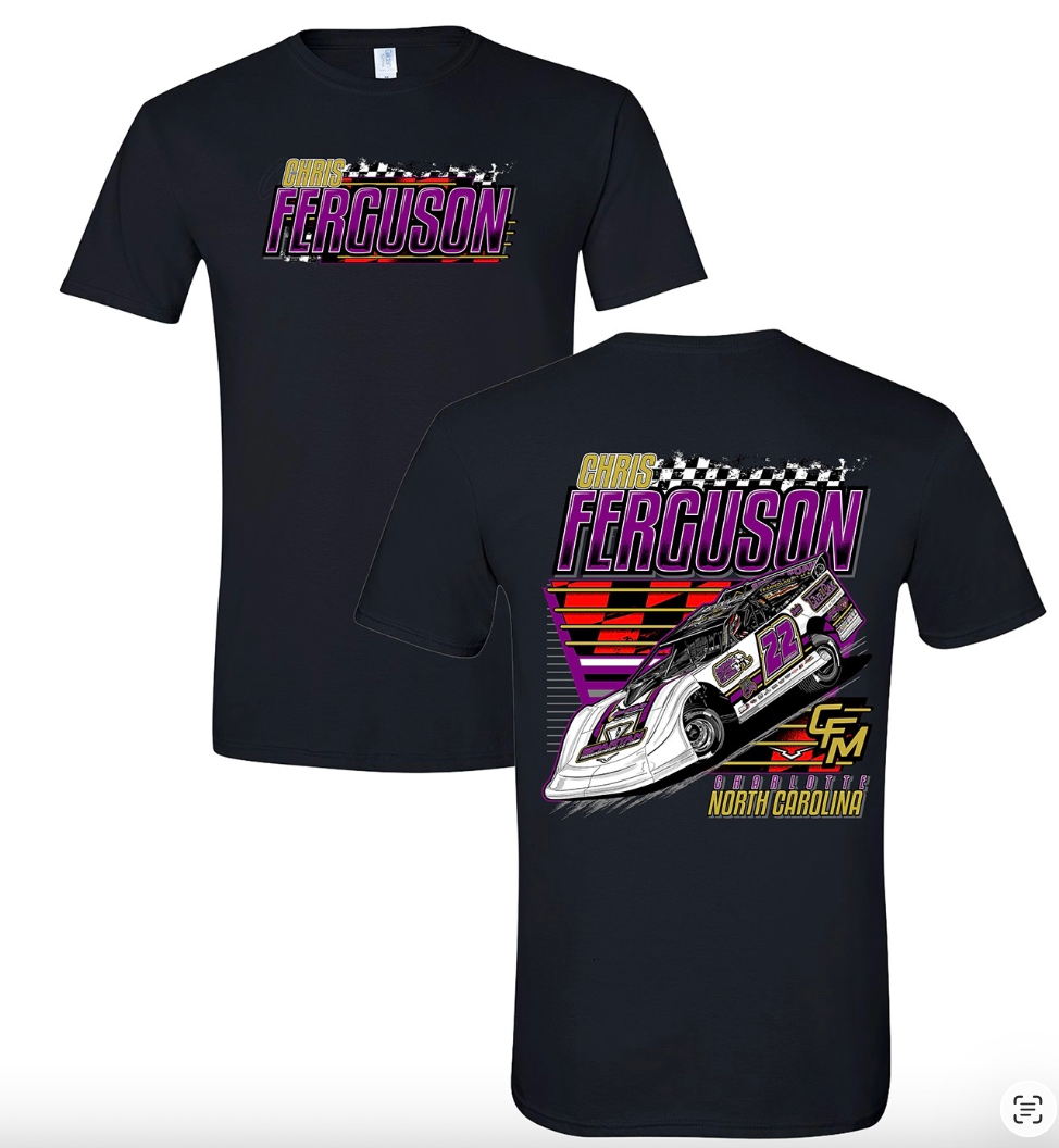 Black Checkered Retro 2025 Tee
