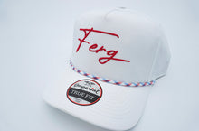 Load image into Gallery viewer, Ferg Red White &amp; Blue Rope Snapback
