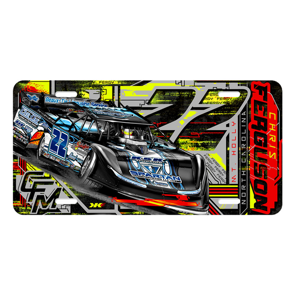 2023 Ferguson Radiant Neon Car Tag