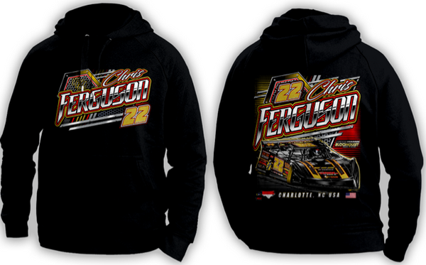 Red and Gold Metallic Hoodie