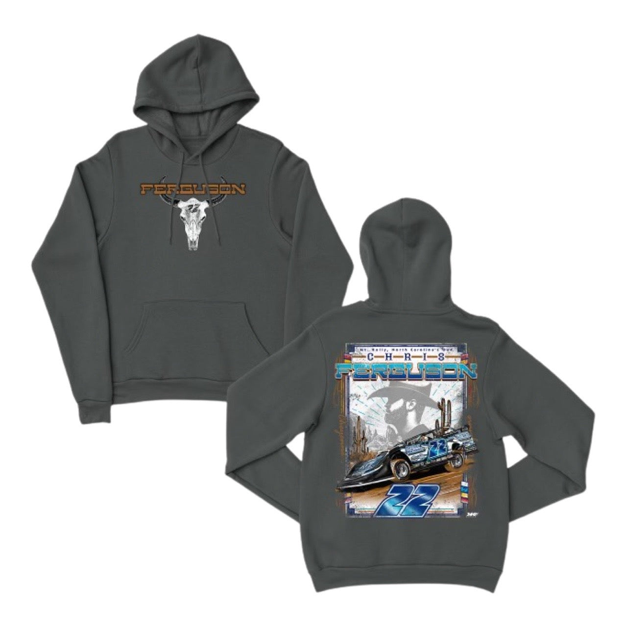 WesTURN Theme Charcoal Hoodie