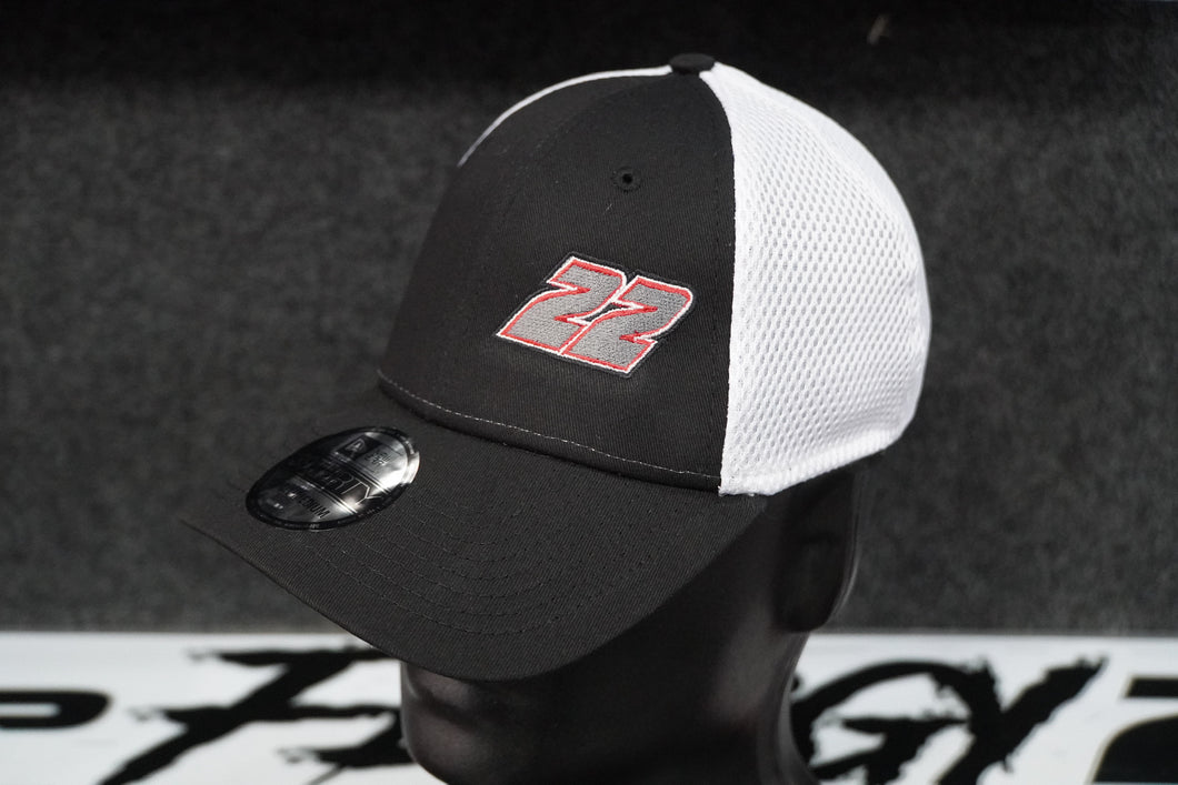 22 Silver Theme Fitted Hat.