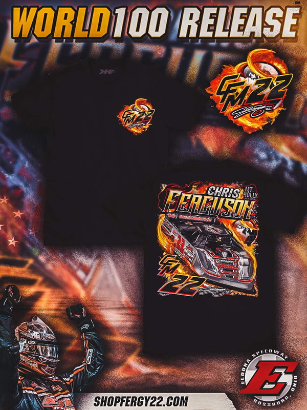 Blazin’ The World Chris Ferguson 22 Tee
