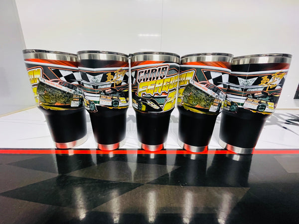 Chris Ferguson 22 30 oz Rambler Black