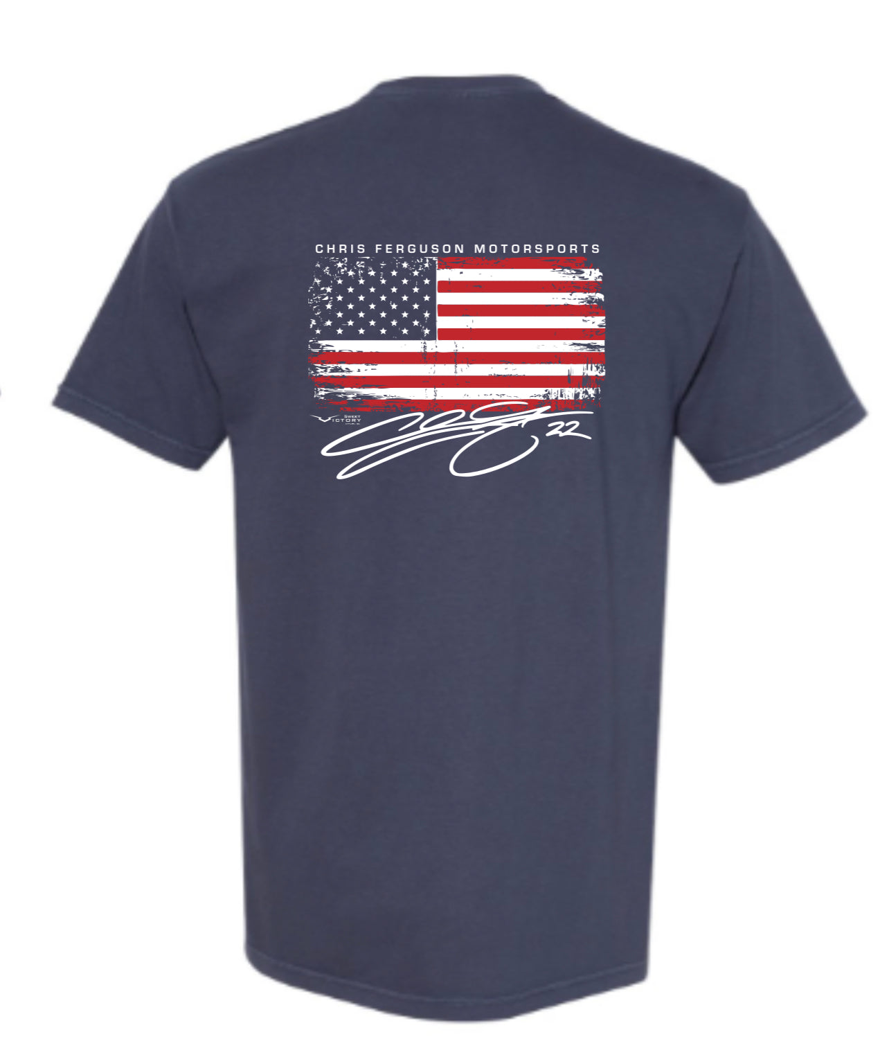 American Flag Comfort Colors Pocket Tee