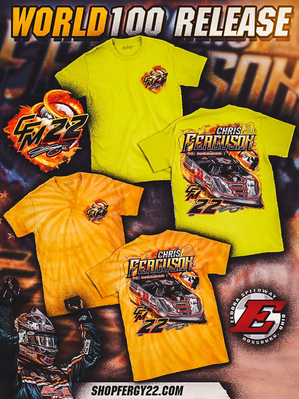 Blazin’ The World Chris Ferguson 22 Tie-Dyed