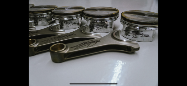 Autographed Piston and Rods from 2022 Season. Sold Separately.