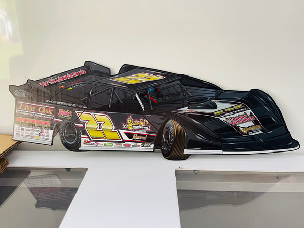 Chris Ferguson 2022 Show Me 100 - Bristol Win Car Wall Plaque