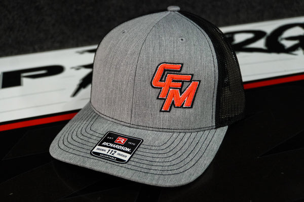 CFM Richardson 112 Hat - Grey Front Black Back