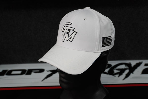 CFM White Dri-Fit Snap Back Fresh