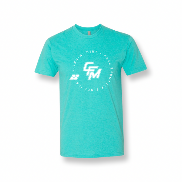 Teal Slingin' Dirt Tee
