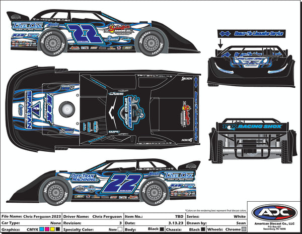 1:64 2023 Chris Ferguson Longhorn Cheyenne Die Cast